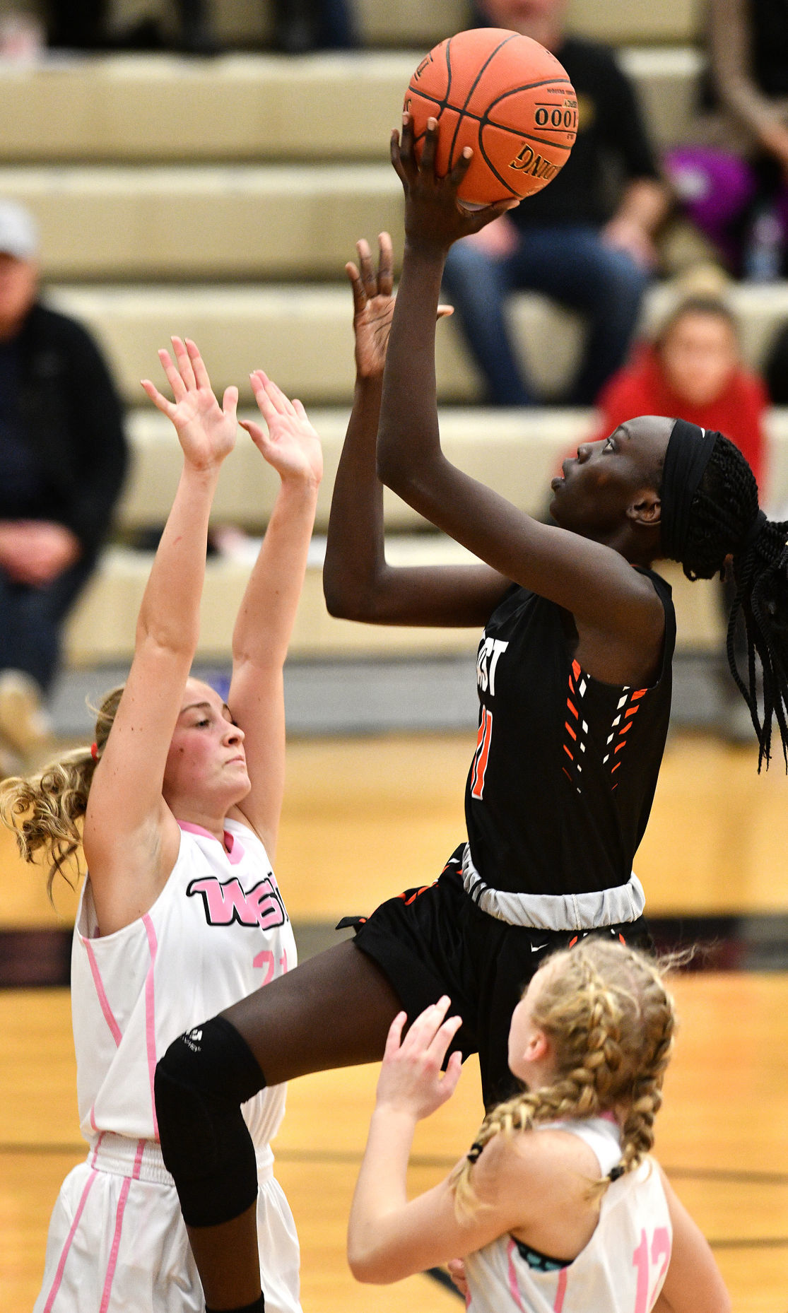 West vs East girls basketball